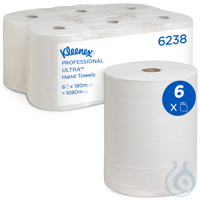 Handtuch ultra, 2lg, 20 cm x 180 m weiss, Gb = 6 Rollen